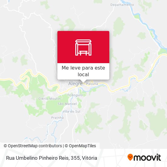 Rua Umbelino Pinheiro Reis, 355 mapa