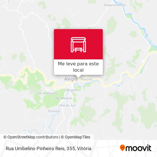 Rua Umbelino Pinheiro Reis, 355 mapa