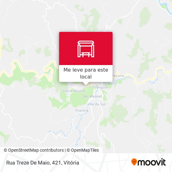 Rua Treze De Maio, 421 mapa