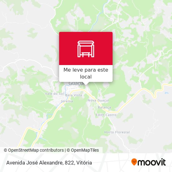 Avenida José Alexandre, 822 mapa