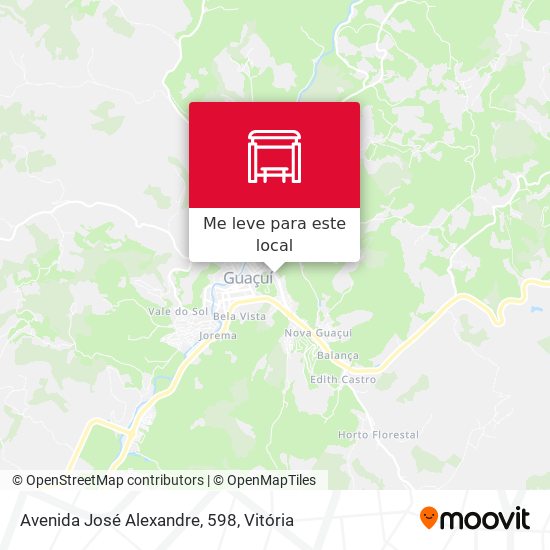 Avenida José Alexandre, 598 mapa