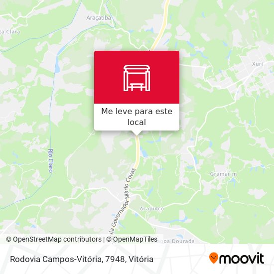 Rodovia Campos-Vitória, 7948 mapa