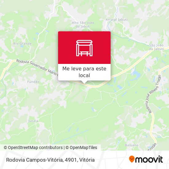Rodovia Campos-Vitória, 4901 mapa