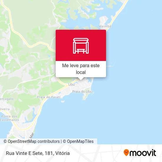 Rua Vinte E Sete, 181 mapa