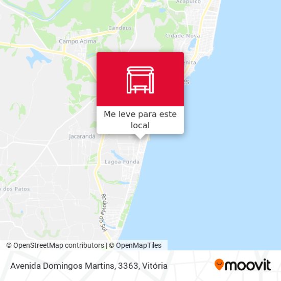 Avenida Domingos Martins, 3363 mapa