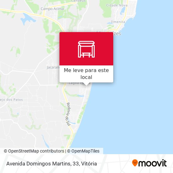 Avenida Domingos Martins, 33 mapa