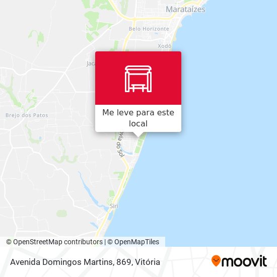 Avenida Domingos Martins, 869 mapa