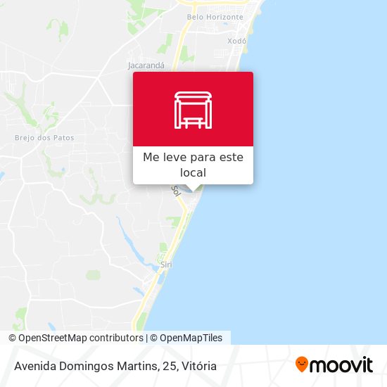 Avenida Domingos Martins, 25 mapa