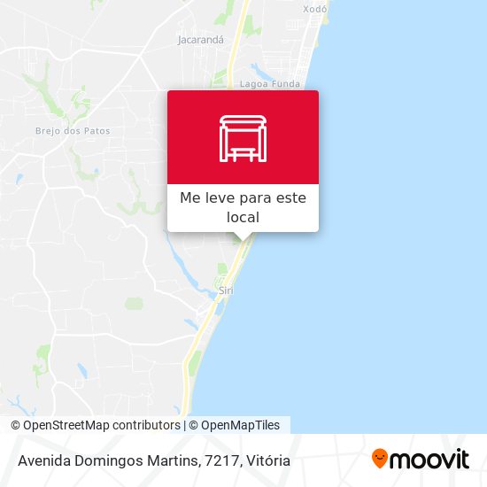 Avenida Domingos Martins, 7217 mapa