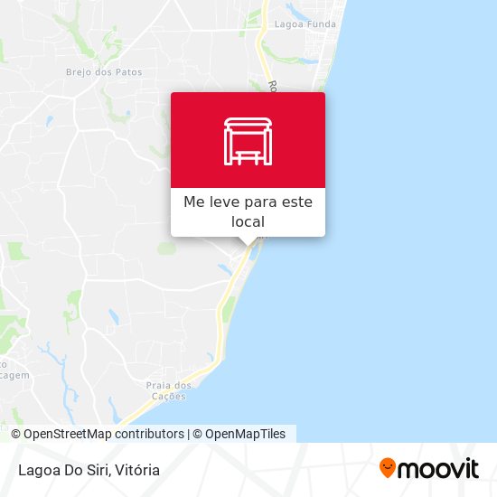 Lagoa Do Siri mapa