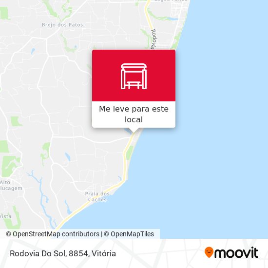 Rodovia Do Sol, 8854 mapa