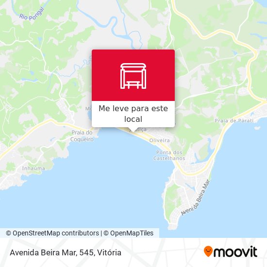 Avenida Beira Mar, 545 mapa