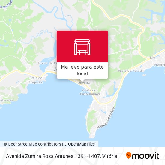 Avenida Zumira Rosa Antunes 1391-1407 mapa