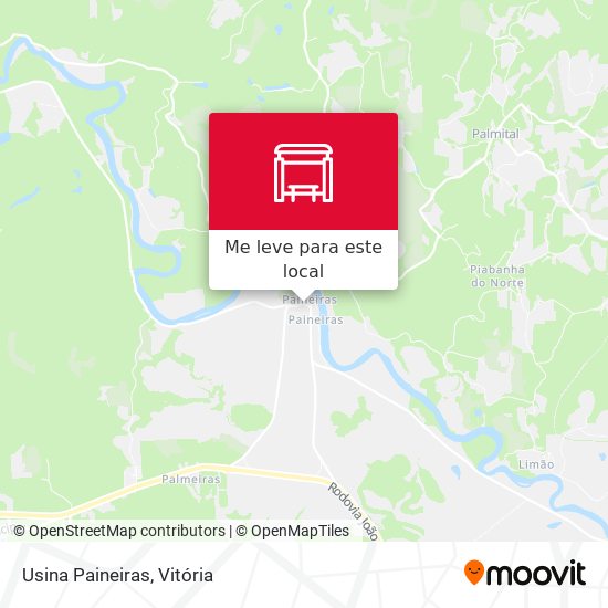 Usina Paineiras mapa