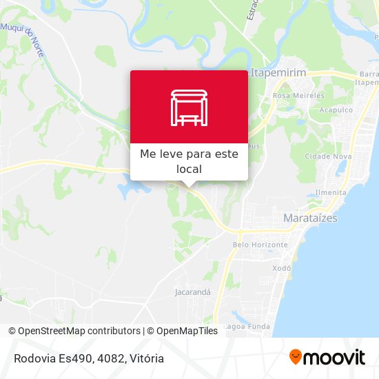 Rodovia Es490, 4082 mapa