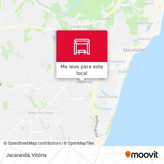 Jacarandá mapa