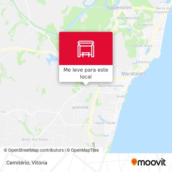 Cemitério mapa