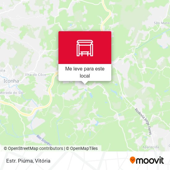 Estr. Piúma mapa