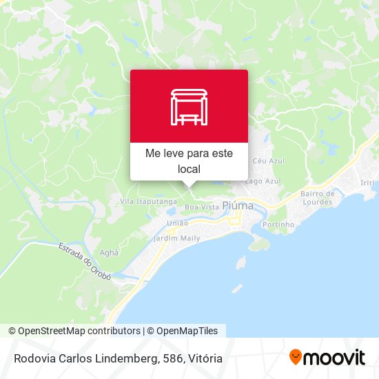 Rodovia Carlos Lindemberg, 586 mapa