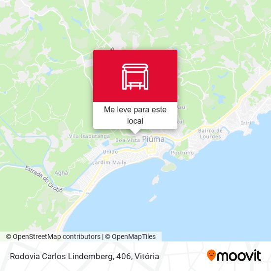 Rodovia Carlos Lindemberg, 406 mapa