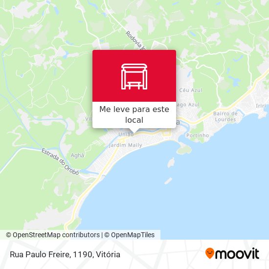 Rua Paulo Freire, 1190 mapa