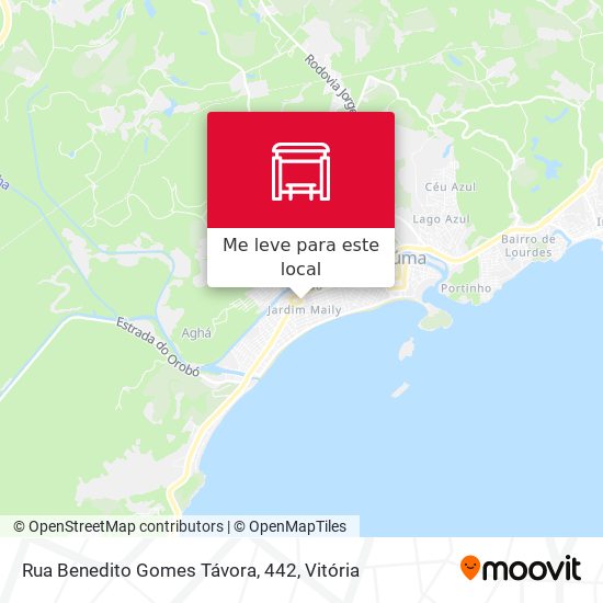 Rua Benedito Gomes Távora, 442 mapa