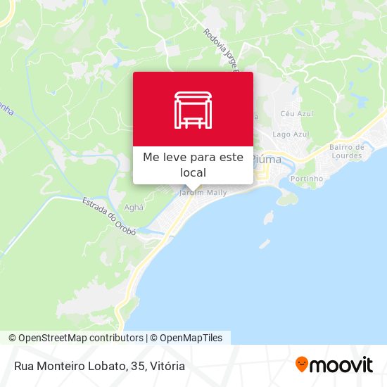 Rua Monteiro Lobato, 35 mapa