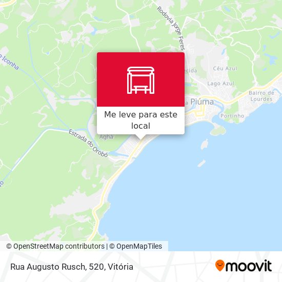 Rua Augusto Rusch, 520 mapa