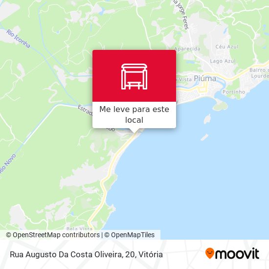 Rua Augusto Da Costa Oliveira, 20 mapa