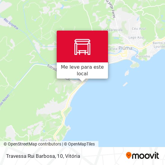 Travessa Rui Barbosa, 10 mapa