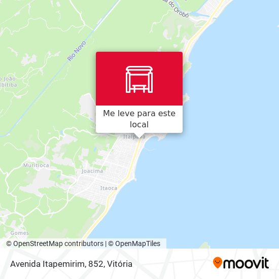 Avenida Itapemirim, 852 mapa