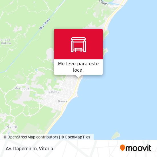 Av. Itapemirim mapa
