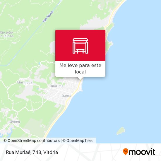 Rua Muriaé, 748 mapa