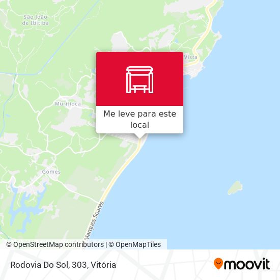 Rodovia Do Sol, 303 mapa