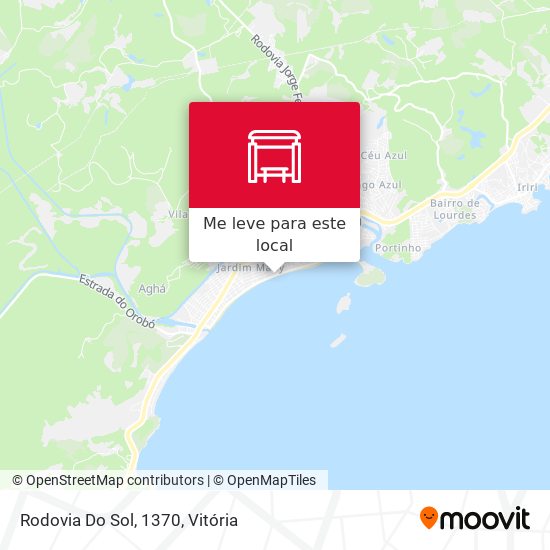 Rodovia Do Sol, 1370 mapa