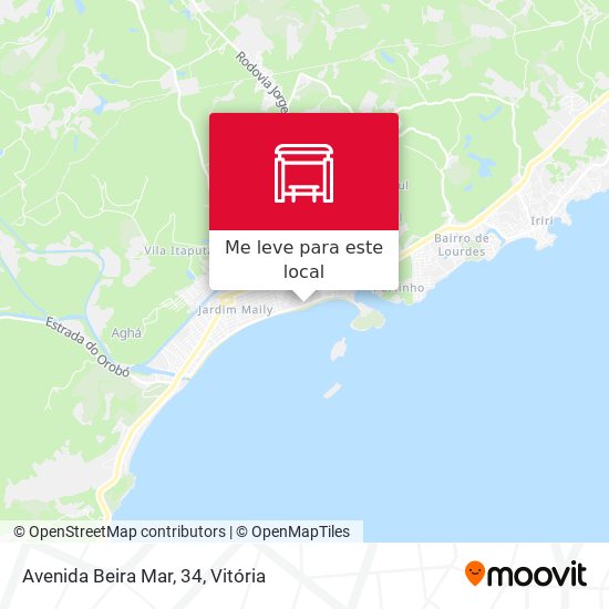 Avenida Beira Mar, 34 mapa