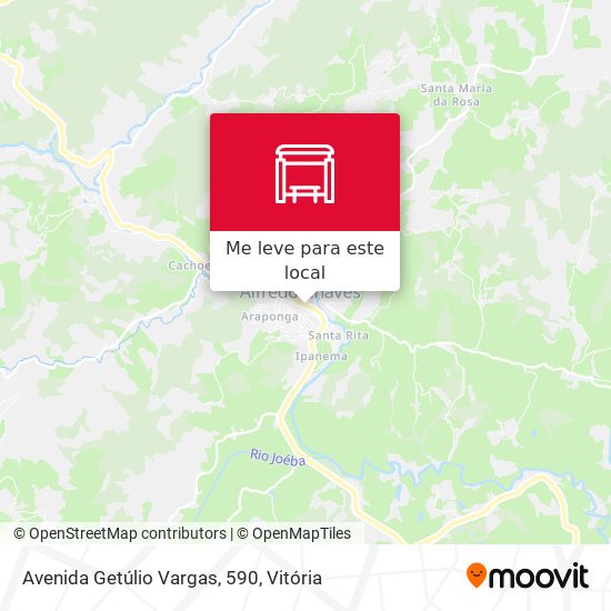 Avenida Getúlio Vargas, 590 mapa