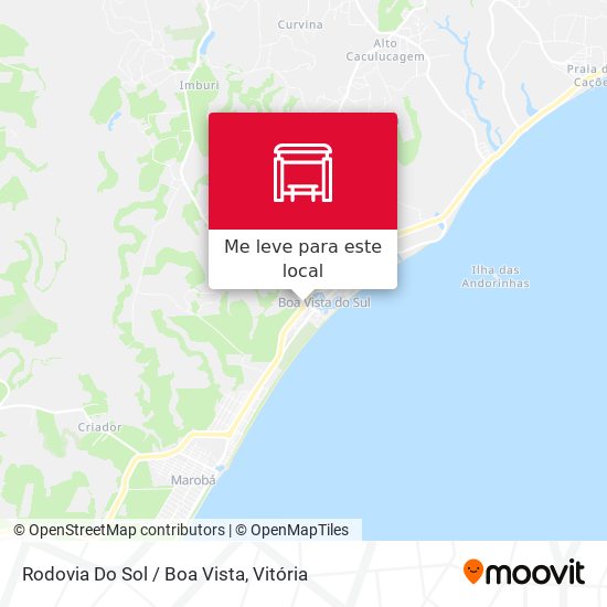 Rodovia Do Sol / Boa Vista mapa