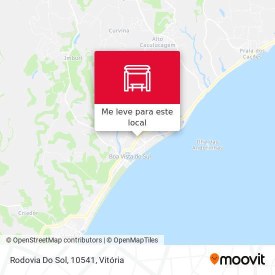Rodovia Do Sol, 10541 mapa