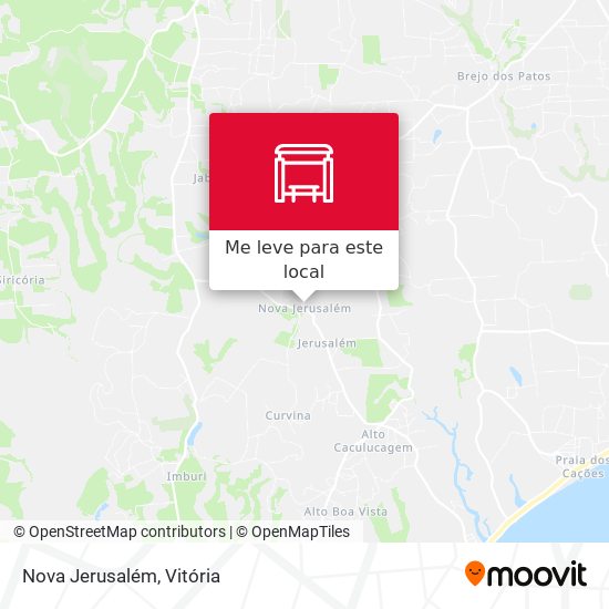 Nova Jerusalém mapa