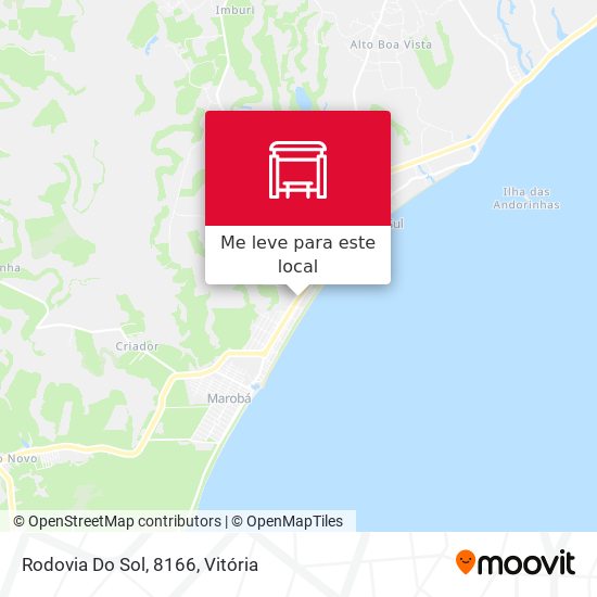 Rodovia Do Sol, 8166 mapa