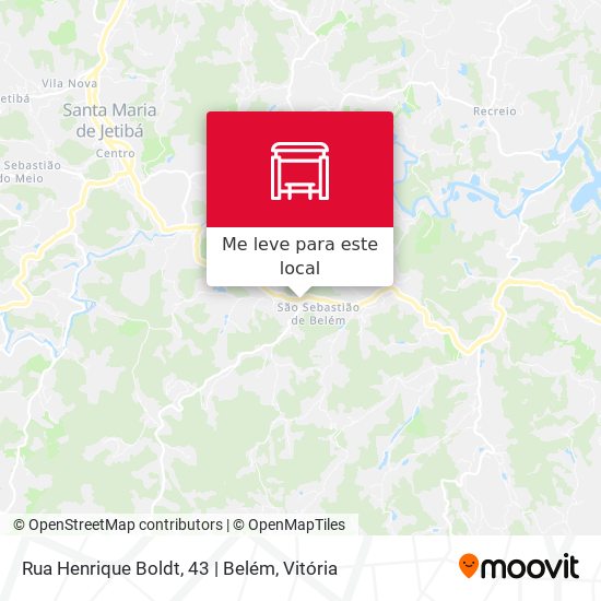Rua Henrique Boldt, 43 | Belém mapa