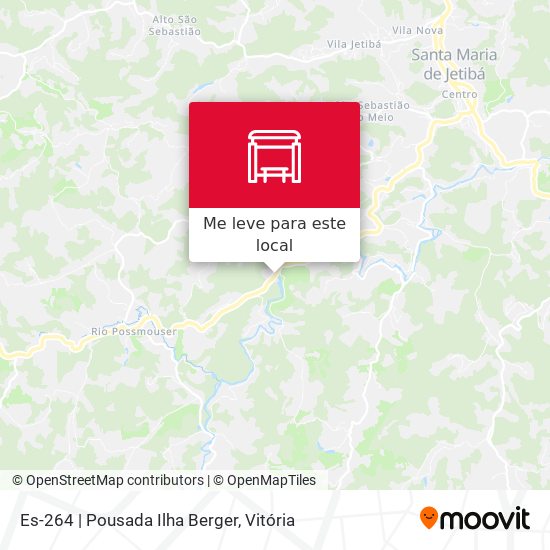Es-264 | Pousada Ilha Berger mapa