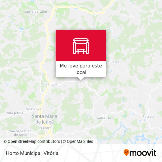 Horto Municipal mapa