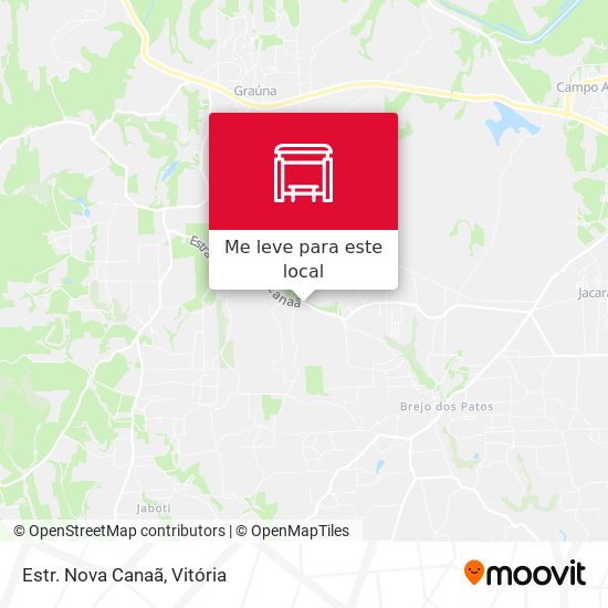Estr. Nova Canaã mapa