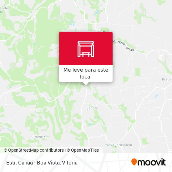 Estr. Canaã - Boa Vista mapa