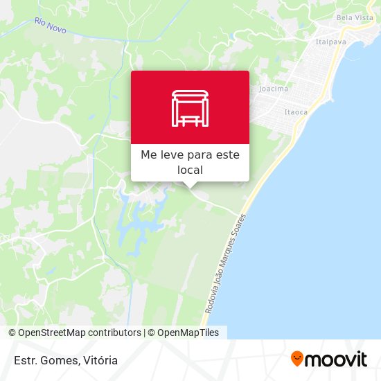 Estr. Gomes mapa