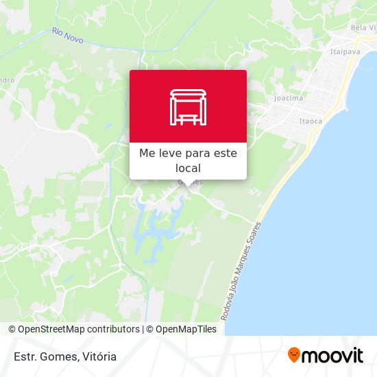 Estr. Gomes mapa