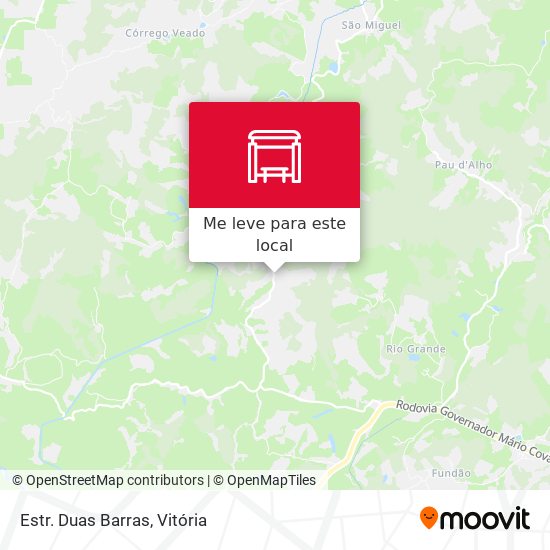 Estr. Duas Barras mapa