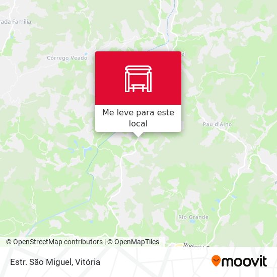 Estr. São Miguel mapa